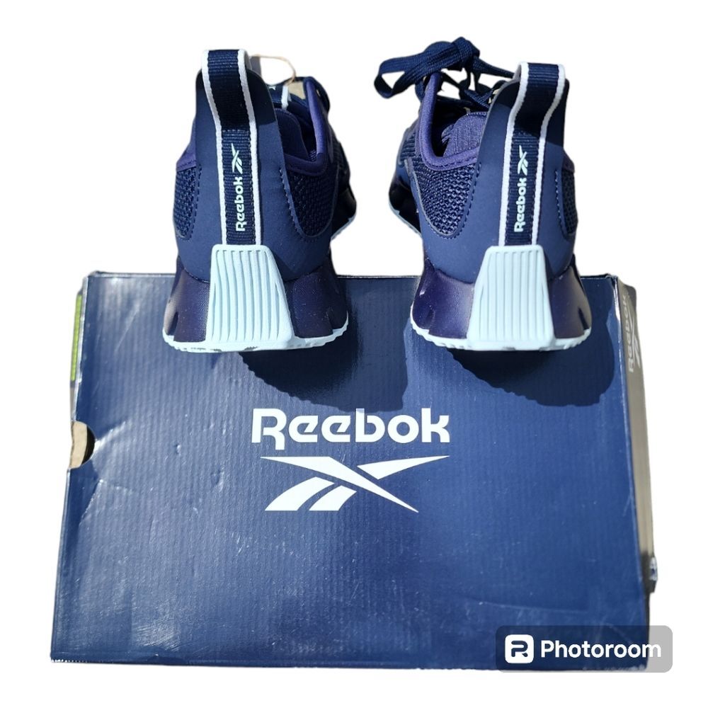 NIB Reebok Zig Dynamica sneaker tennis shoe women's size 6 Blue stylish chic - Picture 6 of 8